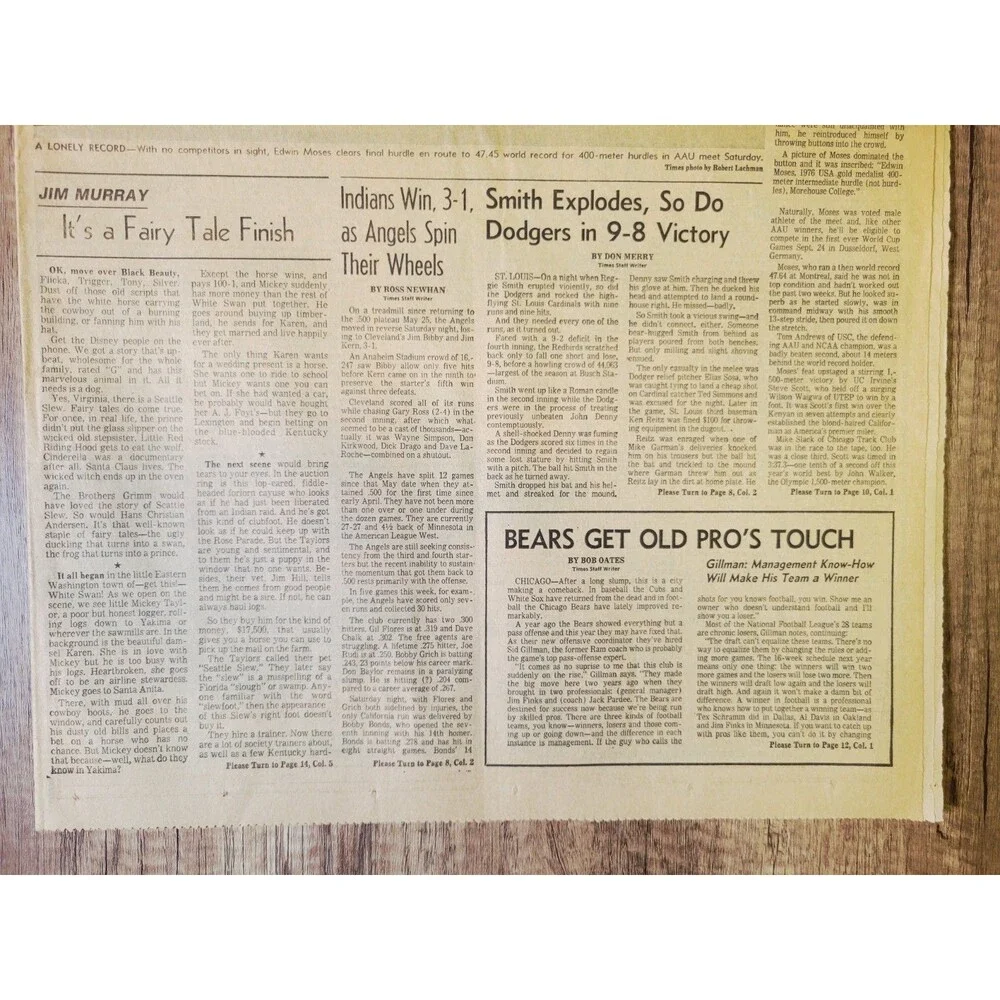 1977 Jun 12: LA Times Seattle Slew Triple Crown! Belmont Stakes Win Horse Racing
